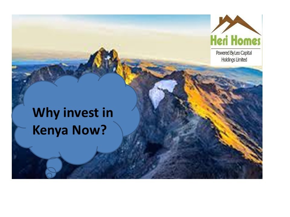 Why should you invest in Kenya now?